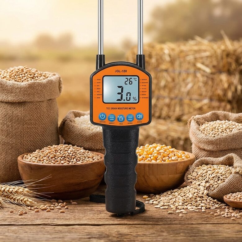 Graudu mitruma mērītājs, 14 dažādu veidu graudiem