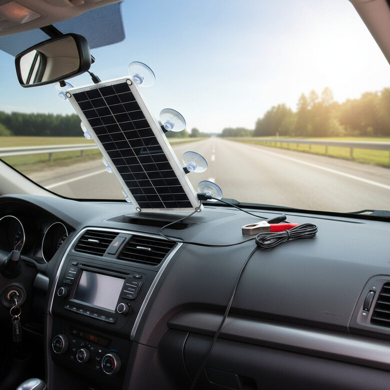 Saules panelis 12v 30w (12v akumulatoru uzlādei/uzturēšanai, 2x usb porti)