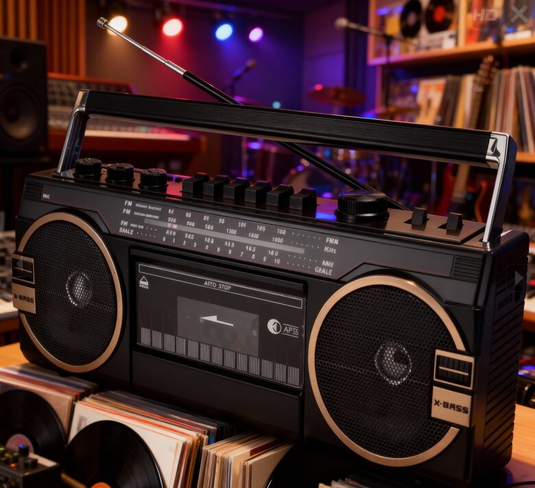 Retro Kasetes magnetafons, Fm radio