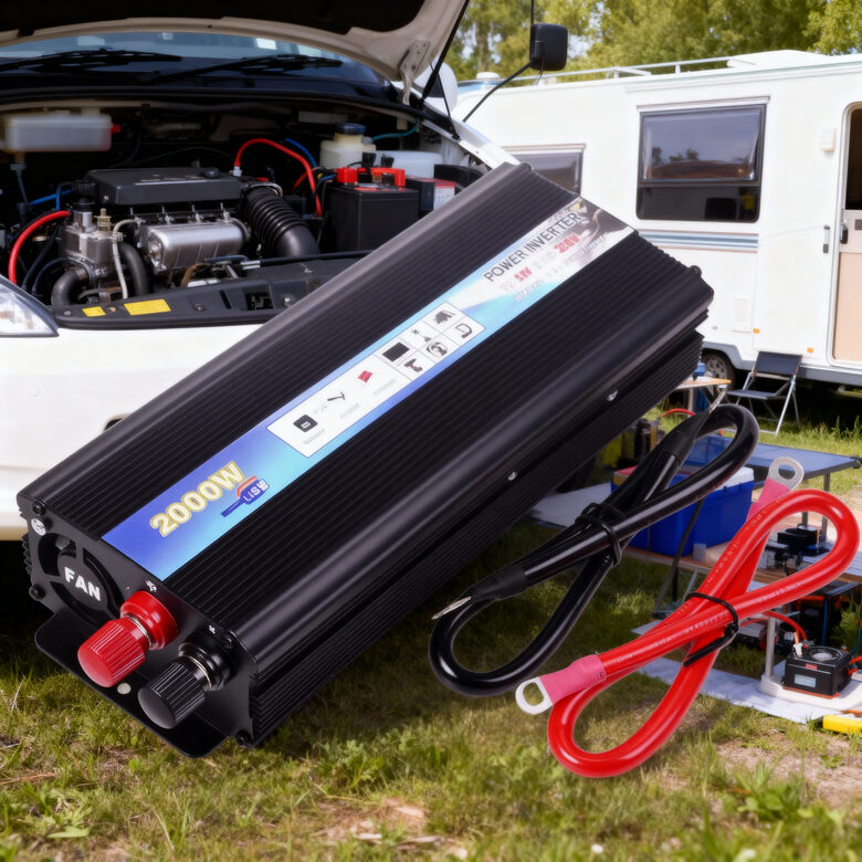 Strāvas pārveidotājs (12v VAI 24v - 220v) 2000w inverters ,sprieguma pārveidotājs