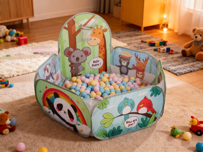 Bērnu sētiņa / manēža ar 100 bumbām, 120cm