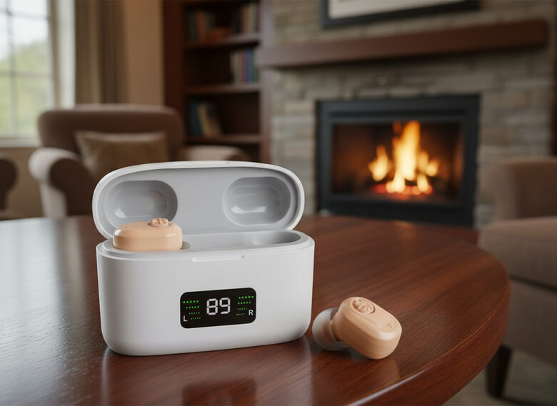 Uzlādējami digitālie dzirdes aparāti ar trokšņu samazināšanu