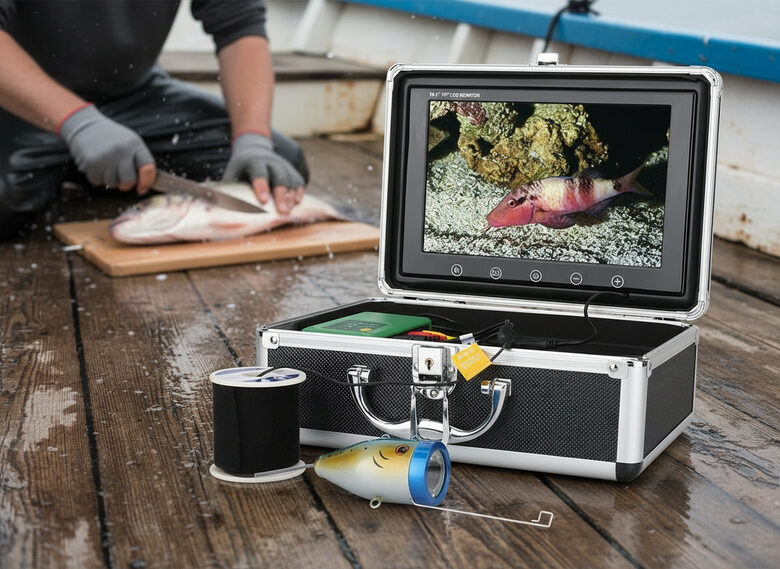 Zemūdens makšķerēšanas kamera 9 collas, 15m