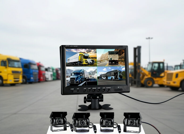 Automašīnas kameras 4gab ar Monitoru 9', 10-20m vadi