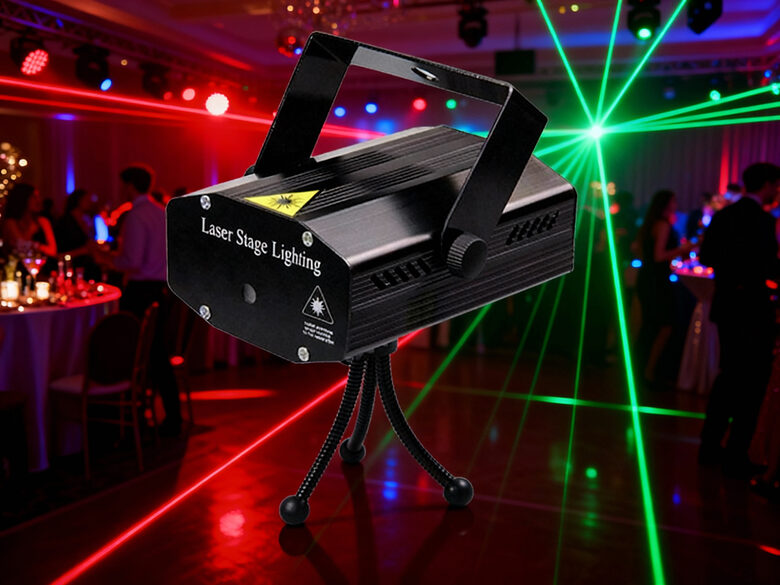 Lāzera Projektors ar pulti / disko gaismas