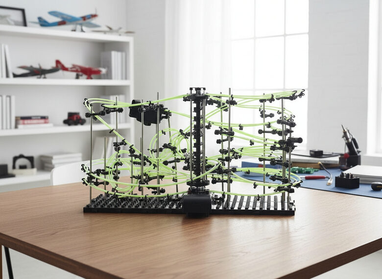 SpaceRail Perpetual Roller Coaster (4. līmenis) (Mirdz tumsā)