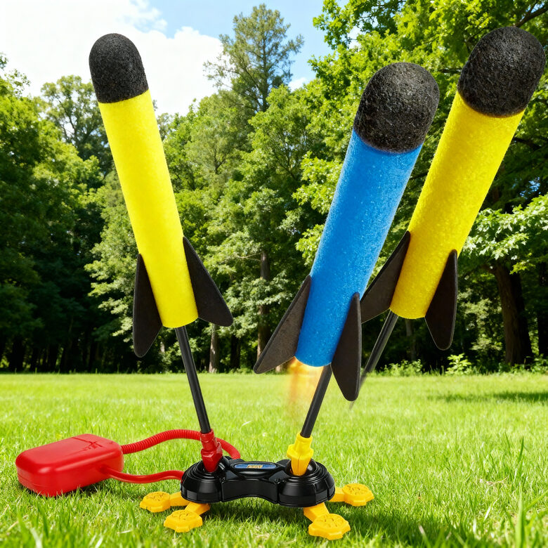 IZPĀRDOŠANA. Bērnu rotaļlieta 'Raķete ar katapultu'