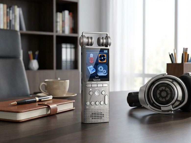 Diktofons Pro (40Gb, 48h ieraksts ar 1 uzlādi, balss aktivizācija, 2 mikrofoni, Mp3)