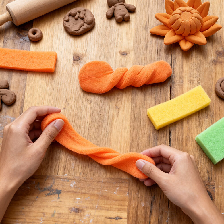 Putu plastilīns 1200g, 96gab + nazīši