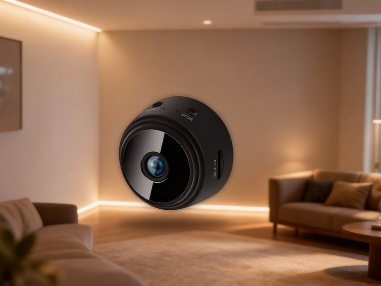 Wifi kamera ar akumulatoru, videonovērošanas kamera ar ierakstu un nakts redzamību, HD