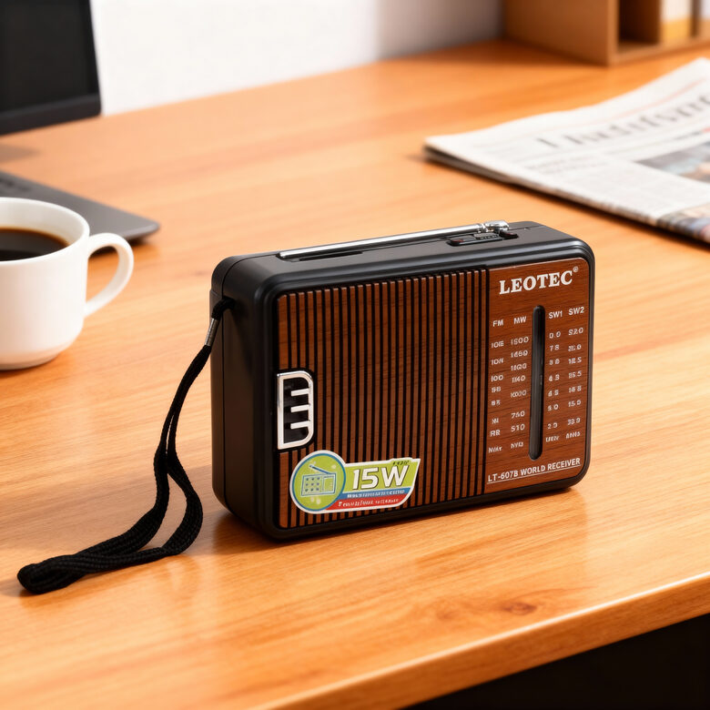 Fm radio 'Leotec Retro', 4 joslas, 15W