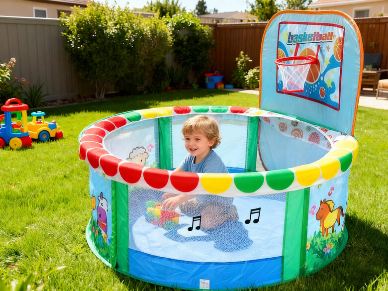 Bērnu sētiņa, manēža, rotaļu laukums 99x90cm