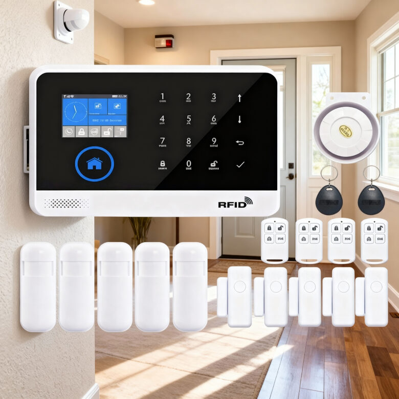 GSM Bezvadu mājas drošības 4G GPRS trauksmes signalizācija