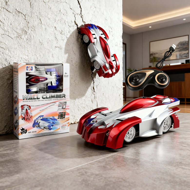 Radiovadāmā mašīna 'Sienlīdis' (brauc pa sienām un griestiem)