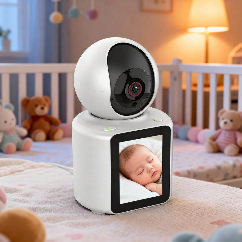 Wifi kamera ar ekrānu, video aukle