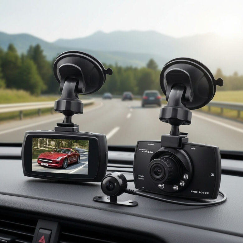 Video reģistrators + atpakaļskata kamera, komplekts, nakts redzamība