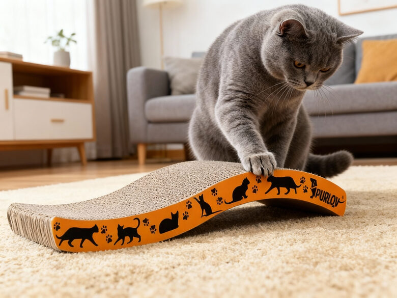 Kaķu nagu asināmais izliektā formā