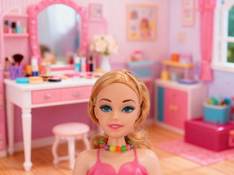 IZPĀRDOŠANA. Manekena lelles galva ar aksesuāriem ''Beautiful Girl'', 20 x 13 x 8 cm