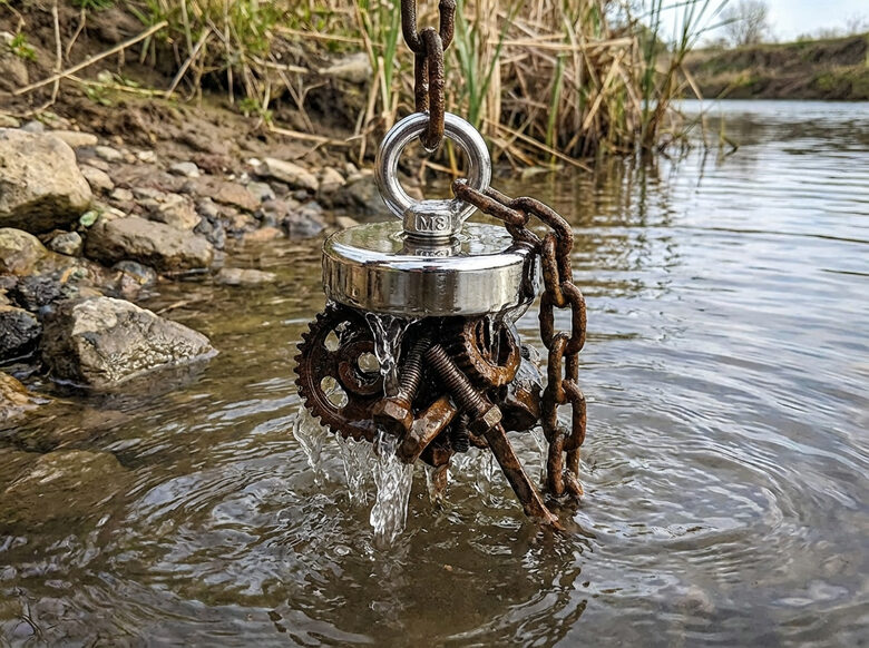 Neodīma magnēts ar gredzenu 60kg