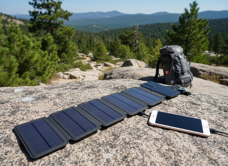 Telefona lādētājs - Saules panelis - USB 5v2a 25w