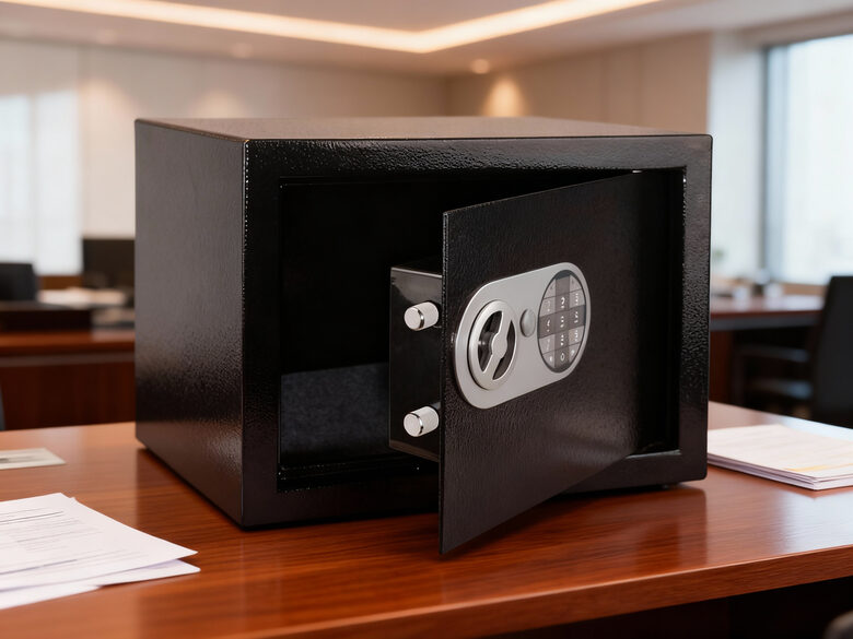 Elektroniskais digitālais seifs lietu glabāšanai, 250 x 350 x 250 mm