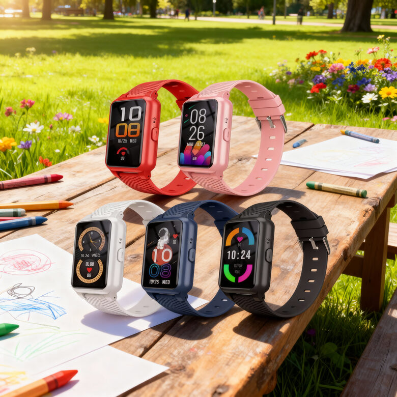 Bērnu viedpulkstenis 'Wonlex S10' (GPS izsekošanas, 4G zvani, sirds monit., temperatūras monit. soļu skaitītājs, Touch Screen), ORIĢINĀLS