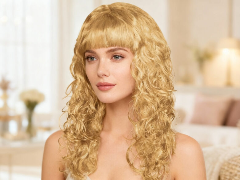 Parūka /blonda/ - gari viļņoti mati