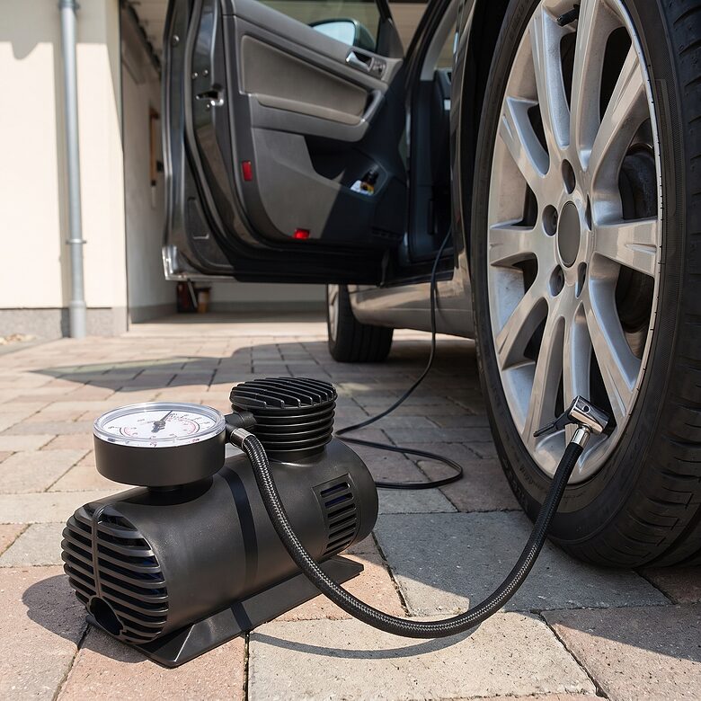 Pārnēsājams auto kompresors 12V 300 Psi riepu un piepūšamo priekšmetu pumpēšanai