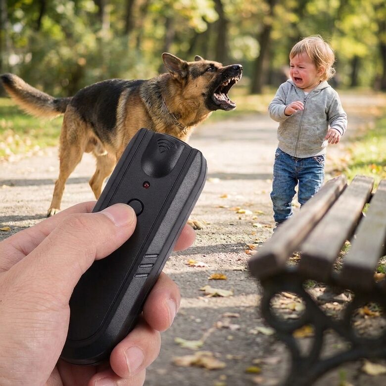 Suņu atbaidīšanas ierīce ar ultraskaņu
