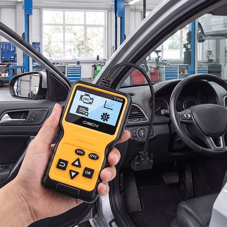 OBD2 DTC kļūdu lasītājs/dzēsējs , PRO V310
