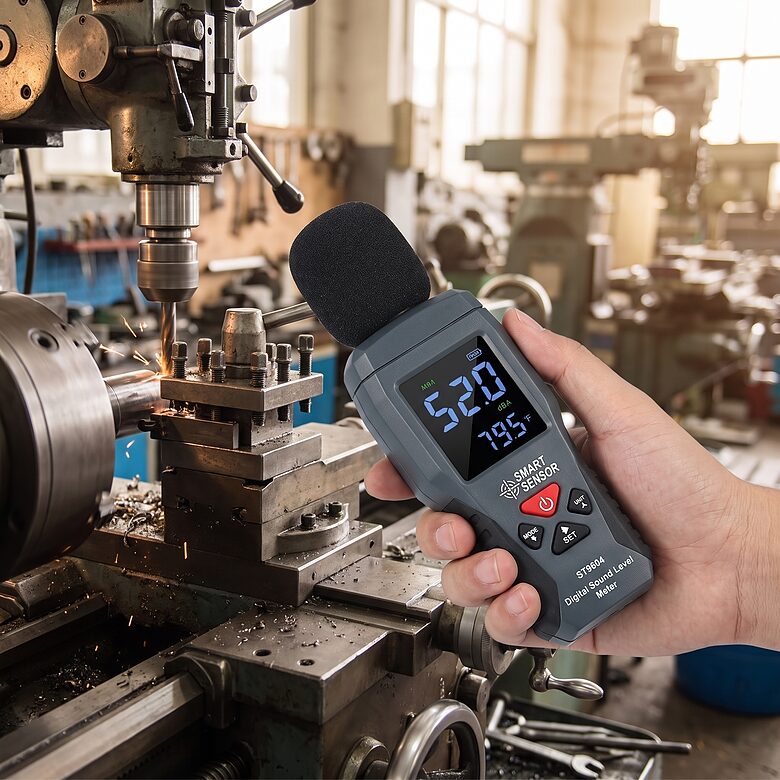 Skaņas trokšņu mērītājs, LCD displeja mērījums 30-130dB ,trokšņu mērīšanas instruments, decibelu testeris
