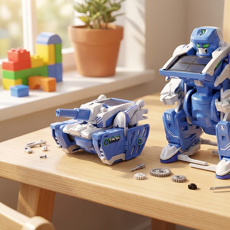 Solar Robot (3 in 1), saliekams robots