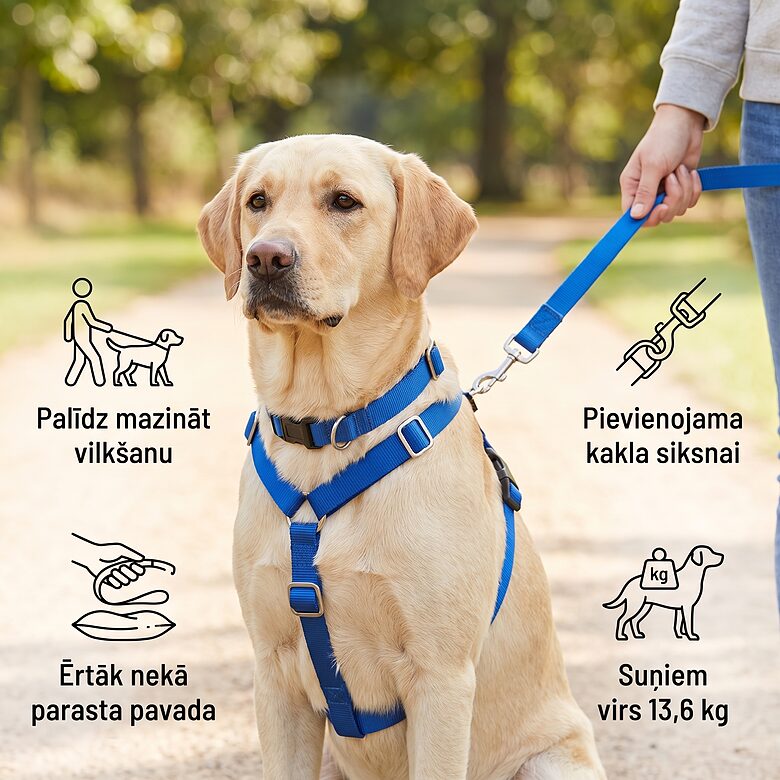 IZPĀRDOŠANA - Suņu treniņu pavada Instant Trainer Leash 1,8 m pret vilkšanu