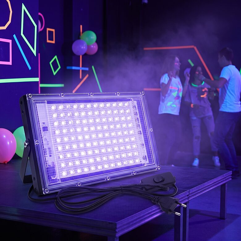 UV lampa 300W 220V ultravioletā gaisma ballītēm apgaismojums jaudīga