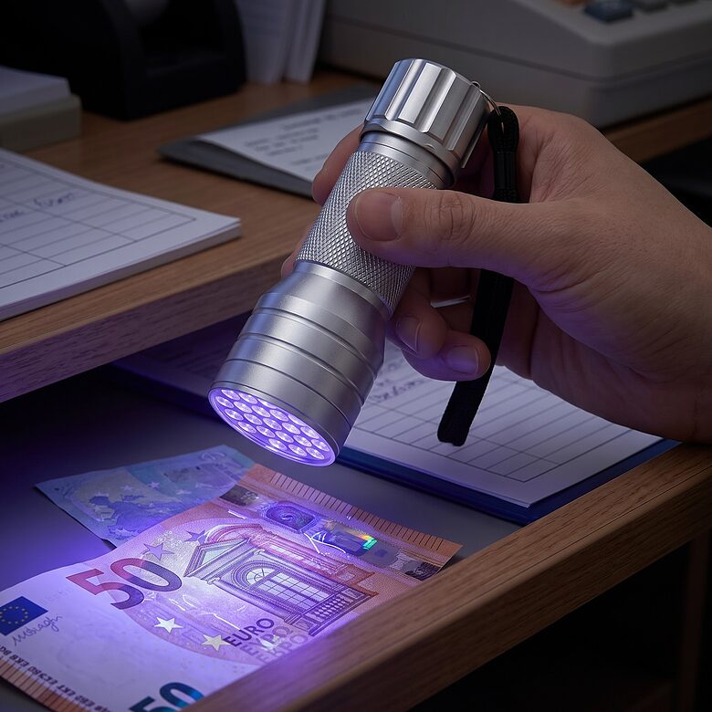 UV lukturis ar 21 LED diodēm