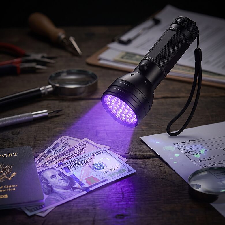 uv lukturis 51 LED