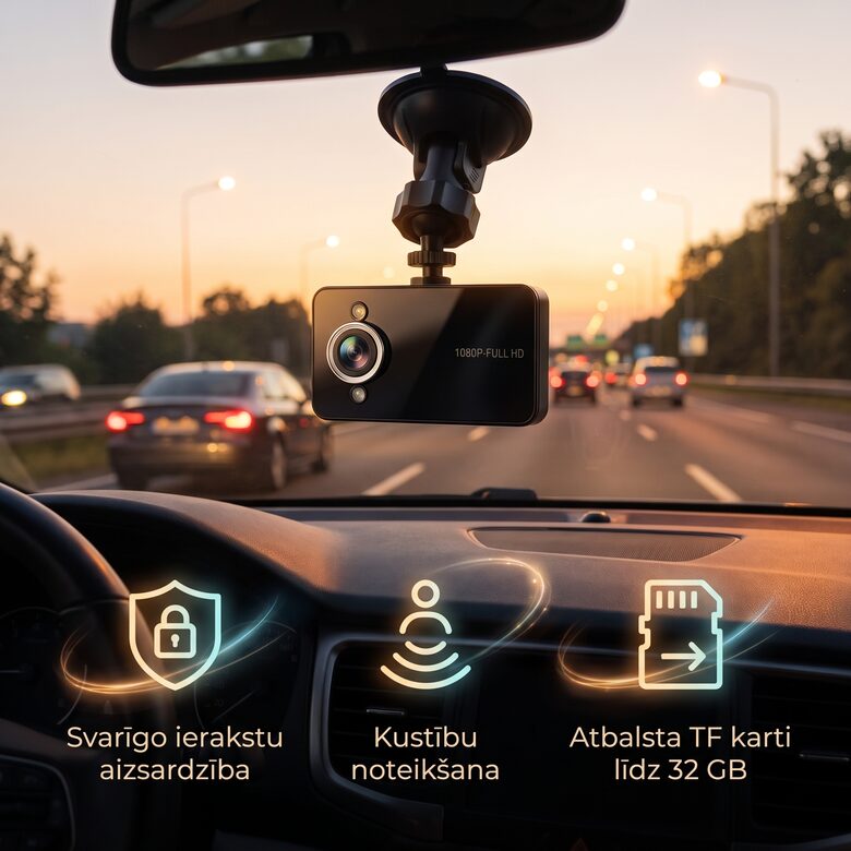 Video reģistrators ar nakts redzamību