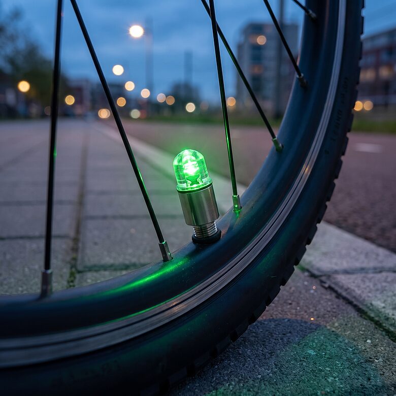 Led ventiļa uzgalis ar gaismas sensoru, Zaļš