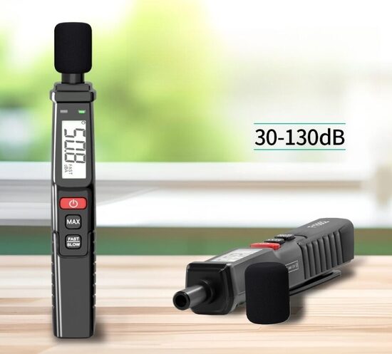 mini Skaņas decibelu mērītājs, 30-130dB