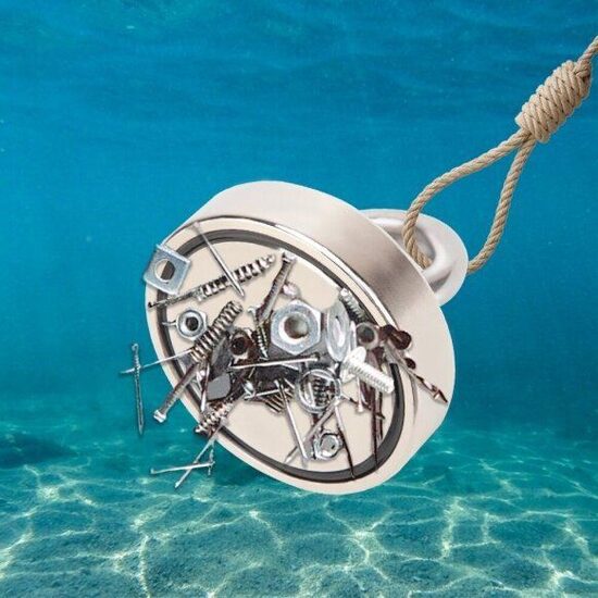 Neodīma Meklēšanas "zvejas magnēts" (60x52mm, 120Kg)