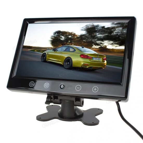 Automašīnas monitors 10,1 Collas, 12-24V,divām kamerām