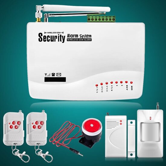 GSM Signalizācija ar sim karti, 2x sensoriem un 2 pultīm