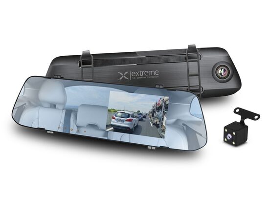 Auto atpakaļskata kamera - monitors spogulī