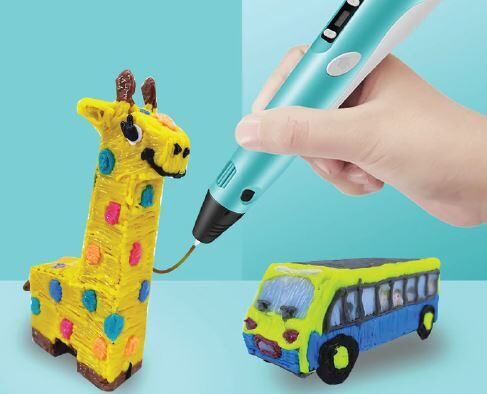 3D pildspalva ar uzpildes materiālu (pilns komplekts)