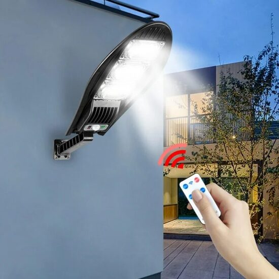 Prožektors ar saules bateriju, 74 Led