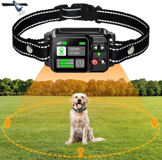 Bezvadu GPS Suņu Radiosēta Ierobežojuma Sistēma 15–200 m