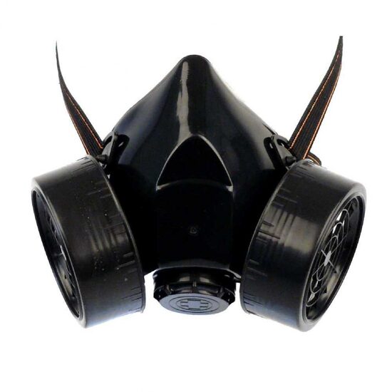Respirators ar dubultu filtru, sejas aizsargmaska
