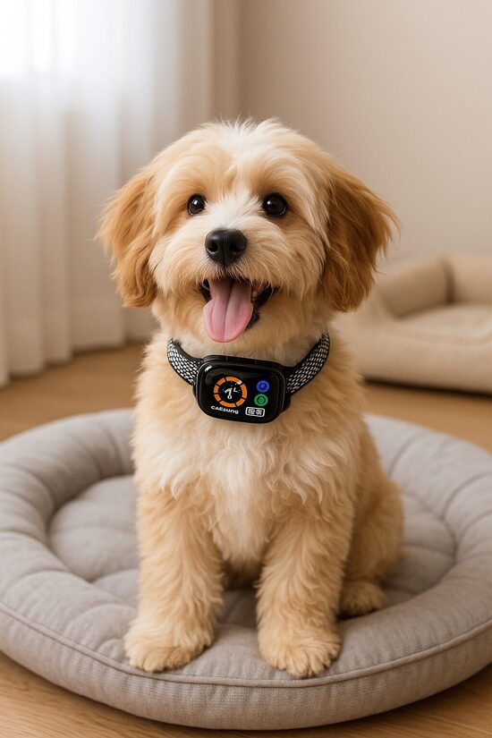 Mini Suņu pretriešanas siksna (saudzīgā - vibrācija un ultraskaņa, Bez elektoimpulsa)