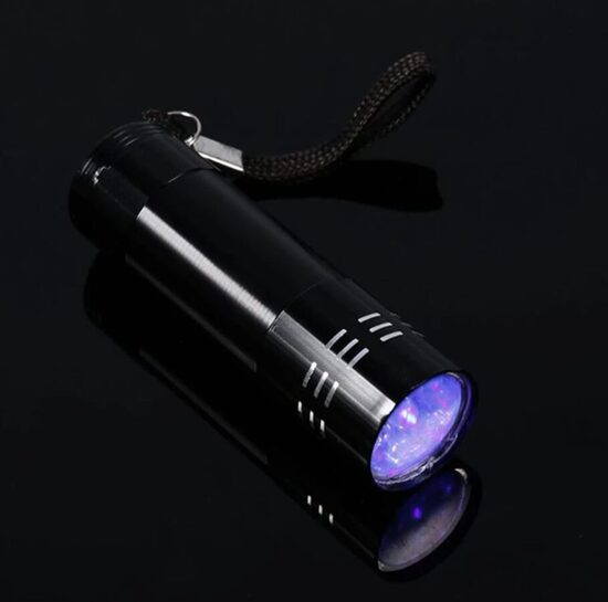 uv lukturis ar 9 Led diodēm (ultravioletā gaisma)
