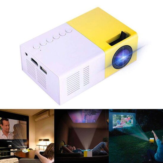 Led Video Projektors HD 1080p (viegli pārnēsājams)